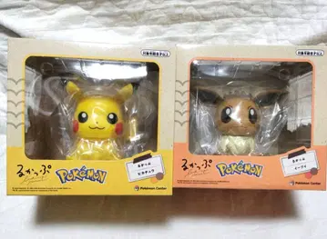 2개 세트 룩업 포켓몬 피규어 피카츄 이브이 포켓몬 센터