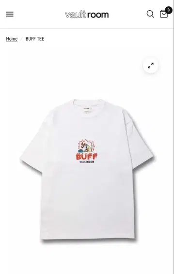 Vaultroom BUFF TEE white XL
