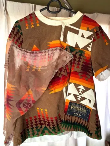 sacai pendleton T셔츠 size2