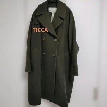 틱카 텐트 코트 카키 P코트