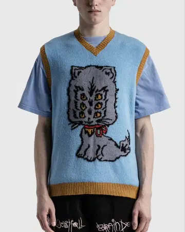 브레인 데드 키티 캣 스웨터 베스트