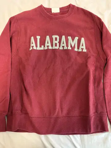Champion ALABAMA 리버스 위브 M 빨간색