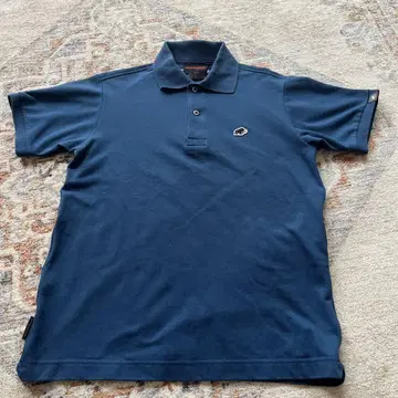 MAMMUT 블루 피케 셔츠