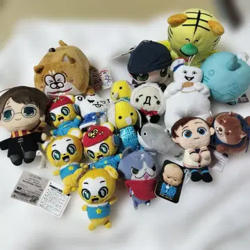 캐릭터 봉제 인형 세트