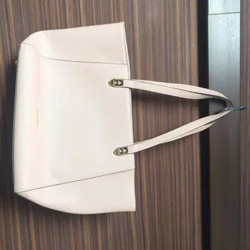 사만다 타바사 라이트 핑크 합성 피혁 토트백 약 40cm x 30cm