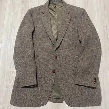 70s 해리스 트위드 테일러드 자켓