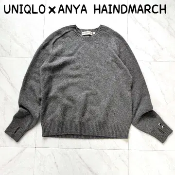 LUNIQLO 안야 힌드마치 캐시미어 100% 스웨터 니트 L