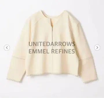 EMMEL REFINES EM W 페이스 2WAY 지퍼 블라우스