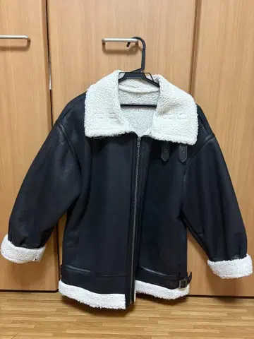 무스탕 자켓 가죽