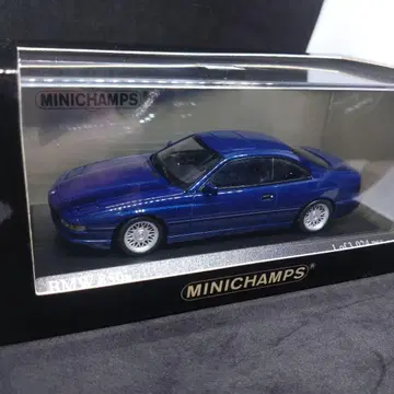 미니 챔프 1/43 BMW 850i 1991 블루 메탈릭