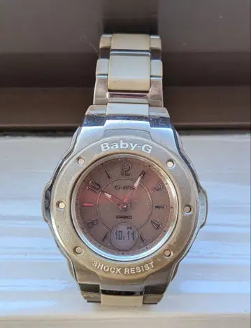 CASIO 베이비-G 실버 손목시계