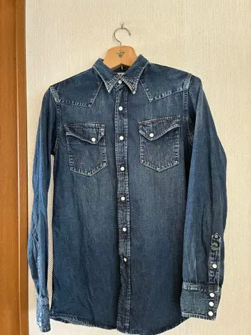 Wrangler 리얼 맥코이 데님 셔츠 랭글러 빈티지 복각