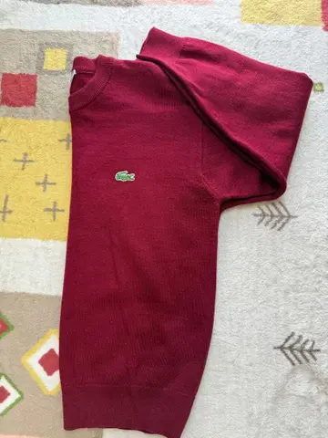 Lacoste 긴팔 스웨터 버건디 14