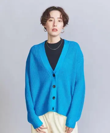 BEAUTY&YOUTH V넥 가디건 (블루)