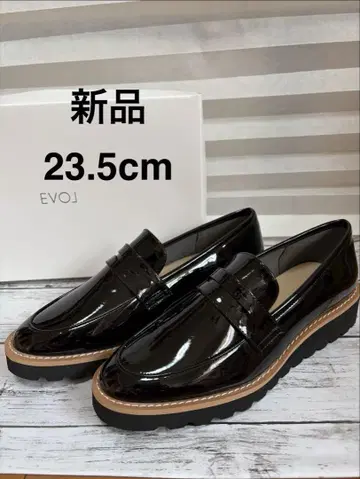 EVOL 통굽 블랙 로퍼 23.5cm 새상품