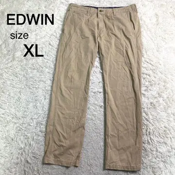 EDWIN 베이지 컬러 치노 팬츠