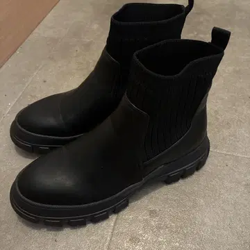 블랙 사이드 고어 부츠