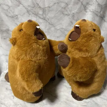 분노의 마모트 음성 봉제 인형