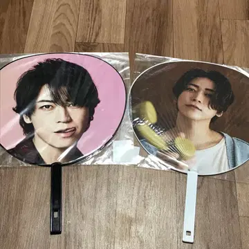 KAT-TUN 카메나시 카즈야 개인 부채 2세트 미개봉