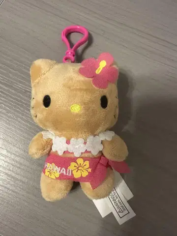 헬로키티 하와이 키링 강쿠로 일광화상 키티
