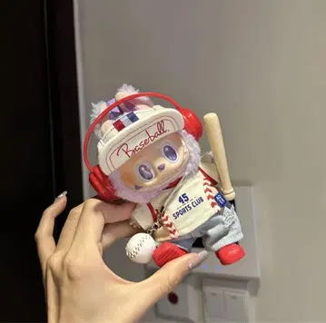 labubu 러브러브 인형 의류 야구 선수 7종 세트