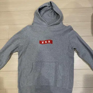 갓 셀렉션 XXX 박스 로고 후드티 M