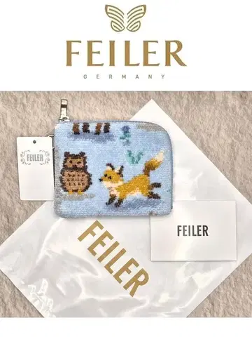 FEILER 윈터 애니멀즈 L자 미니 파우치