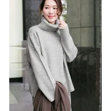 ROSSO 터틀넥 풀오버 GRAY