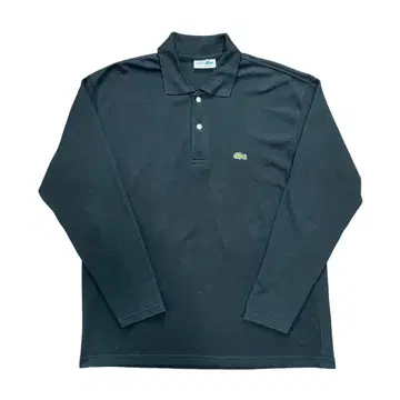 [ 프랑스제 ] 레어 LACOSTE 라코스테 악어 가죽 긴팔 피케 셔츠