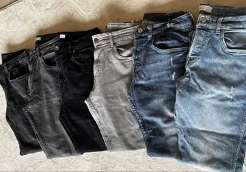 ZARA 스키니 데님 6개 세트
