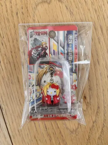 [레어] 헬로키티 강철의 연금술사 콜라보 참 키링 미사용 새상품
