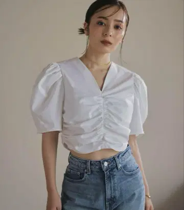 anuans 화이트 퍼프 슬리브