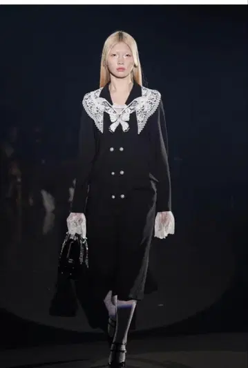 tanakadaisuke Sailor lace suit dress