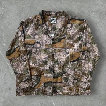 올 패턴 도안 긴팔 셔츠 미국 자켓 파자마 아우터 구제 의류 SLEEP