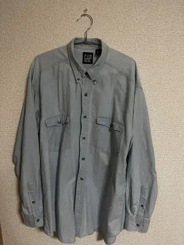 90'S GAP 구택 샴브레이 긴팔 BD 셔츠