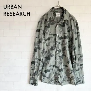 URBAN RESEARCH 카모플라쥬 긴팔 셔츠 M