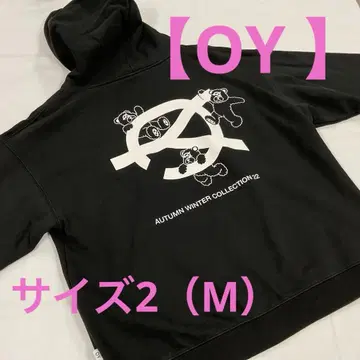OY 풀오버 후드티 블랙 사이즈 2 #2747