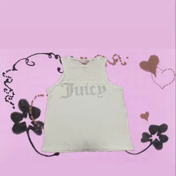 Juicy Couture 화이트 탱크탑 M