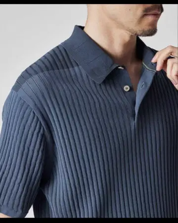 [ 새상품 ] Paul Smith 리브 시어 피케 셔츠
