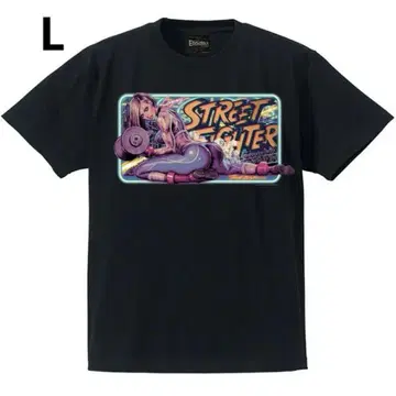 로킹 제리 빈 스트리트 파이터 캐미 T-SHIRT L 블랙 정품