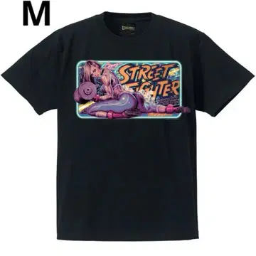 로킹 제리 빈 스트리트 파이터 캐미 T-SHIRT M 블랙 정품