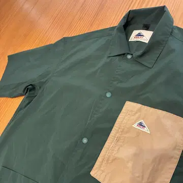 KELTY 반팔 워크 셔츠 다크 그린 인기 L 사이즈