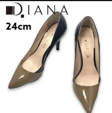 Diana 하이힐 24cm 베이지 네이비