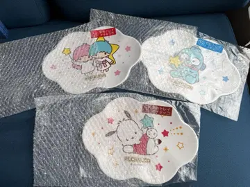 산리오 캐릭터 대상 복권 구름 모양 트레이 3종 세트