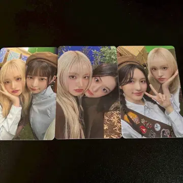 IVE 리즈 SCOUT 서울콘 3장 케미 유닛 랜덤 트레이딩 카드