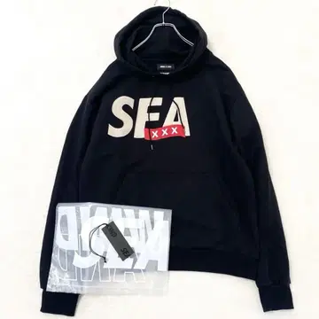 [ 새상품급 콜라보 ] 윈드앤씨 x 갓 셀렉션 XXX 자수 후드티 L
