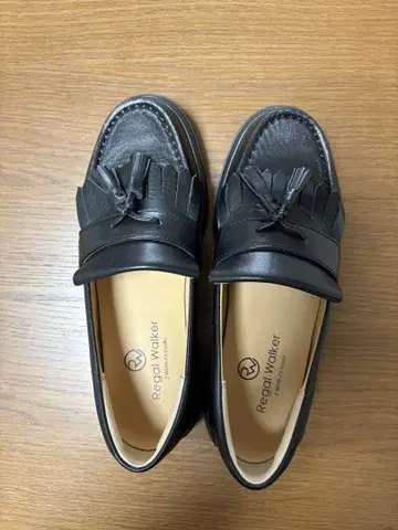 Regal Walker 블랙 로퍼 2E 와이드핏