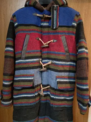 Burnout 네이티브 무늬 더플 코트 S 사이즈