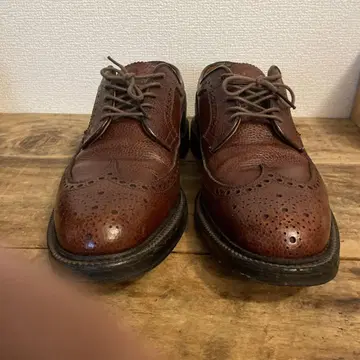 알든 윙팁 브라운 가죽 슈즈 26.0cm
