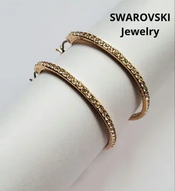 SWAROVSKI 스와로브스키 Sommerset 후프 귀걸이 주얼리
